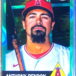 2022 Topps Chrome Platinum Anniversary Anthony Rendon Aqua Lava Refractor /299