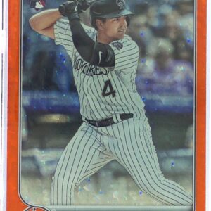 2022 Topps Colton Welker Orange Foilboard /299 RC #480 Rockies