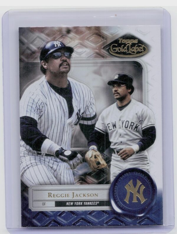 2022 Topps Gold Label Reggie Jackson Class 3 Black #57 Yankees