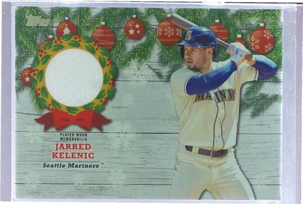 2022 Topps Holiday Jarred Kelenic JSY #WRC-JK Mariners Relics