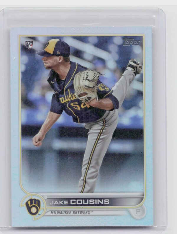 2022 Topps Jake Cousins Rainbow Foil #20 Brewers