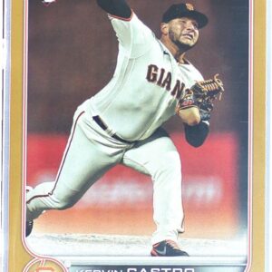 2022 Topps Kervin Castro Gold /2022 RC #413 Giants