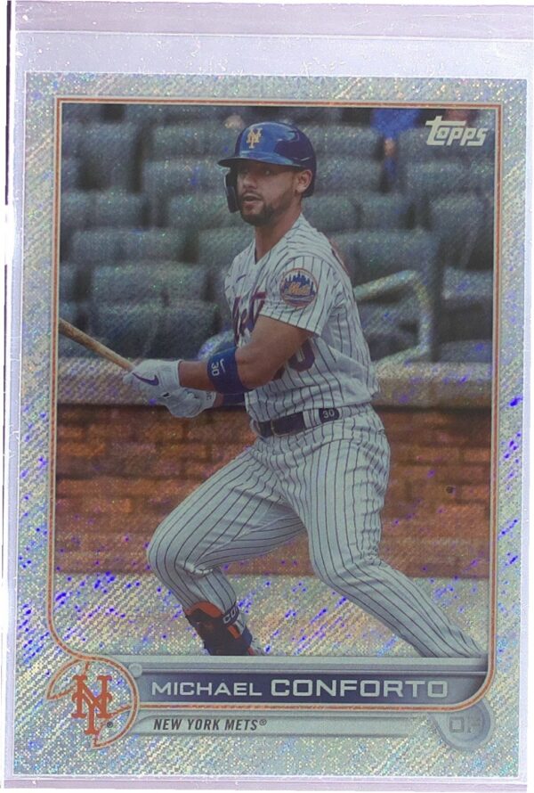 2022 Topps Michael Conforto Foilboard Retail /875 #37 Mets