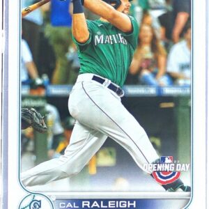 2022 Topps Opening Day Cal Raleigh RC #124 Mariners