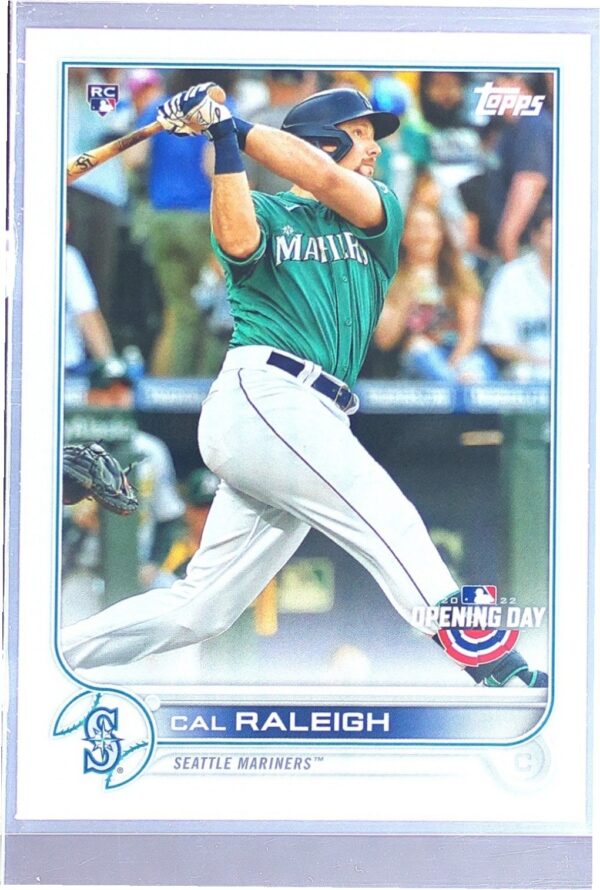2022 Topps Opening Day Cal Raleigh RC #124 Mariners