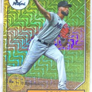 2022 Topps Sandy Alcantara #T87C2-25 Marlins 1987 Topps 35th Anniversary Mojo