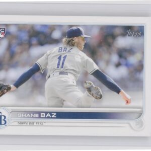 2022 Topps Shane Baz #421 Rays Factory Set Bonus: Rookie Image Variations