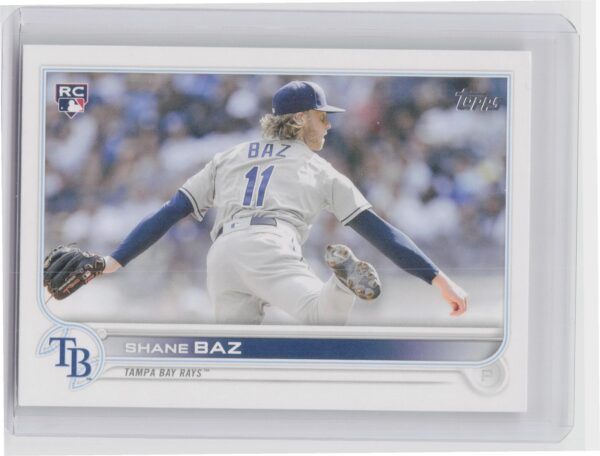 2022 Topps Shane Baz #421 Rays Factory Set Bonus: Rookie Image Variations