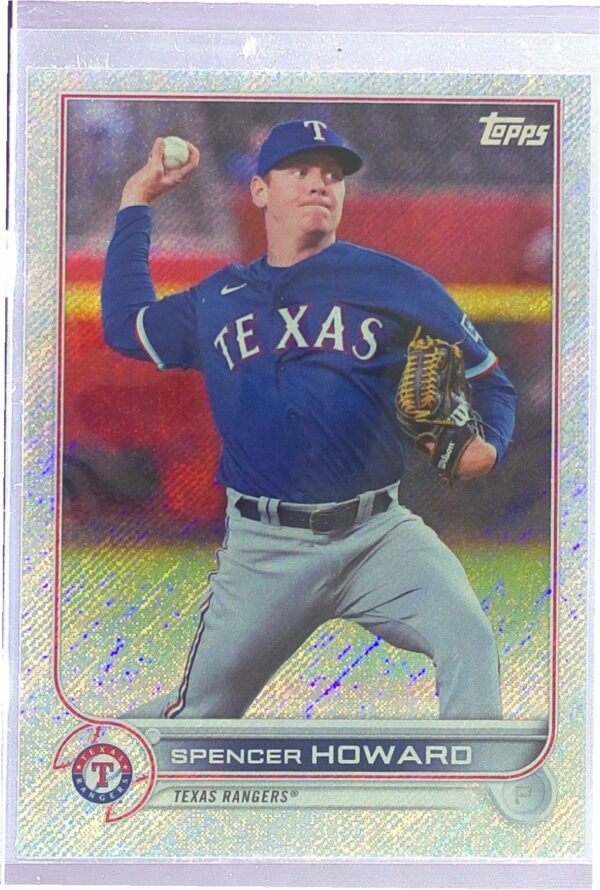 2022 Topps Spencer Howard Foilboard Retail /875 #162 Rangers