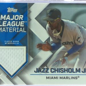 2022 Topps Update Jazz Chisholm Jr. JSY #MLM-JC Major League Material Relic