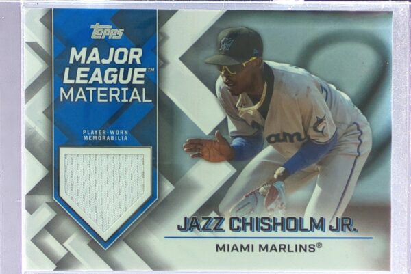 2022 Topps Update Jazz Chisholm Jr. JSY #MLM-JC Major League Material Relic