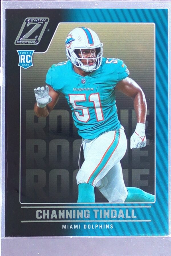 2022 Zenith Channing Tindall RC #162 Dolphins