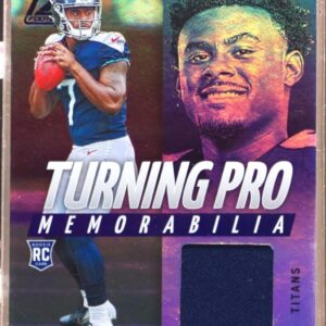 2022 Zenith Malik Willis RC JSY #TPM-3 Titans Turning Pro Memorabilia