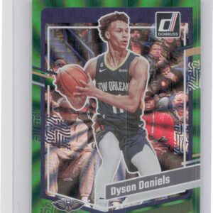 2023-24 Donruss Dyson Daniels Green Laser Holo #149 Pelicans