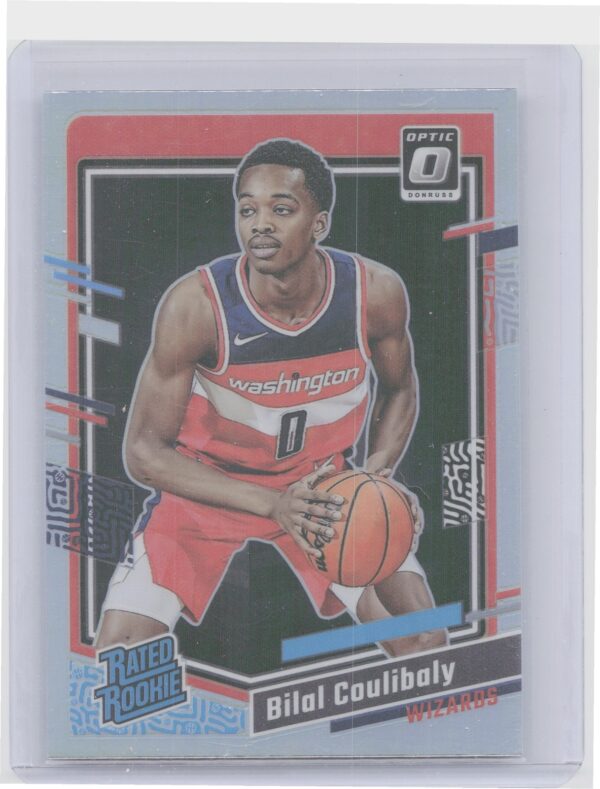 2023-24 Donruss Optic Bilal Coulibaly Holo 243 Wizards