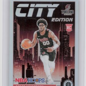 2023-24 Hoops Premium Stock Scoot Henderson RC 5 Blazers City Edition
