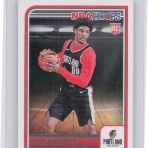 2023-24 Hoops Scoot Henderson Rookie RC #232 Blazers