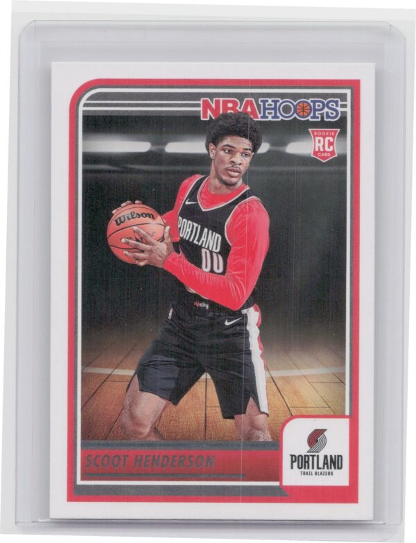 2023-24 Hoops Scoot Henderson Rookie RC #232 Blazers