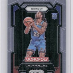2023-24 Panini Prizm Monopoly Cason Wallace Rookie RC #63 Thunder