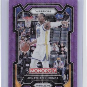 2023-24 Panini Prizm Monopoly Jonathan Kuminga Purple #30 Warriors