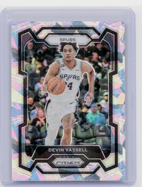2023-24 Prizm Devin Vassell Prizms Ice #95 Spurs