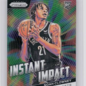 2023-24 Prizm Noah Clowney RC #21 Nets Instant Impact