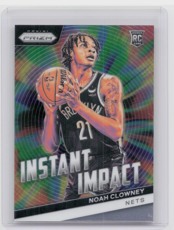 2023-24 Prizm Noah Clowney RC #21 Nets Instant Impact