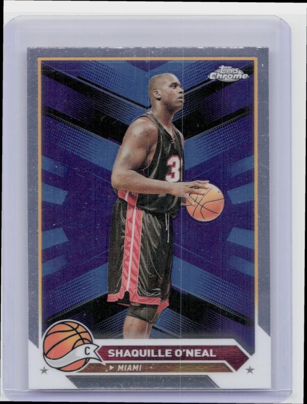 2023-24 Topps Chrome Shaquille O'Neal 148 Heat