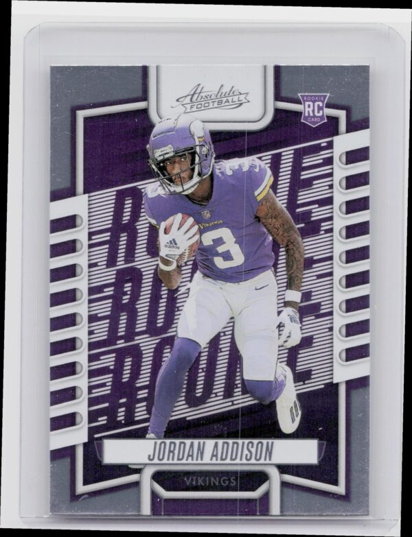 2023 Absolute Jordan Addison RC #112 Vikings