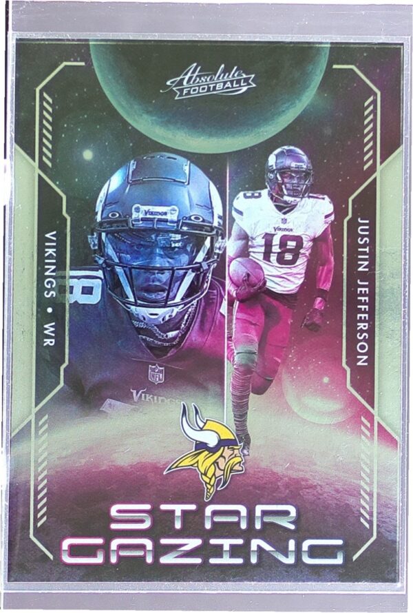 2023 Absolute Justin Jefferson #SG-13 Vikings Star Gazing
