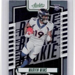 2023 Absolute Marvin Mims Green RC #122 Broncos