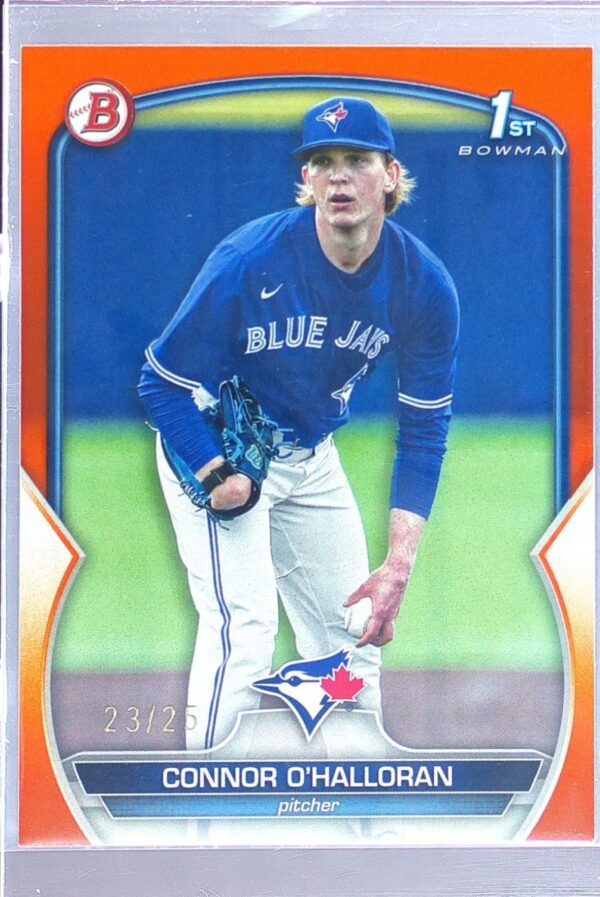 2023 Bowman Draft Connor O'Halloran Orange /25 #BD-111 Jays