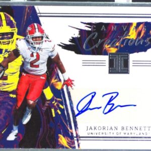 2023 Chronicles Draft Jakorian Bennett Auto #CC-JBE Terrapins Impeccable Canvas