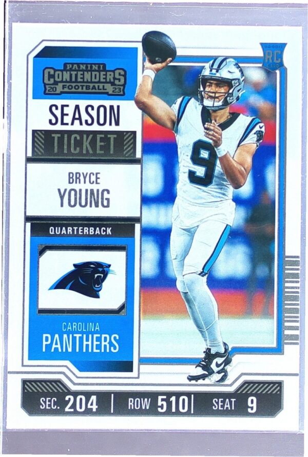 2023 Contenders Bryce Young RC #15 Panthers