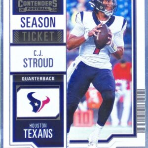2023 Contenders C.J. Stroud RC #40 Texans