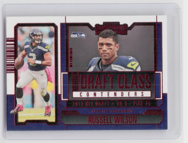 2023 Contenders Russell Wilson Drafr Class Contenders Red#HDC-RW Seahawks