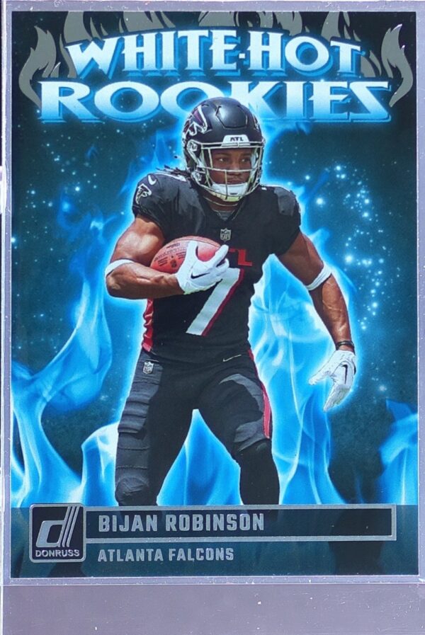 2023 Donruss Bijan Robinson RC #WHR-2 Falcons White Hot Rookies
