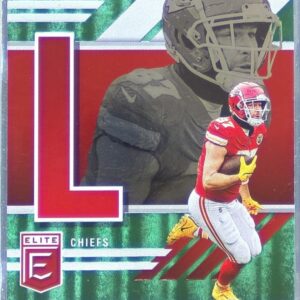2023 Donruss Elite Travis Kelce #SB-TK3 Chiefs Spellbound Green