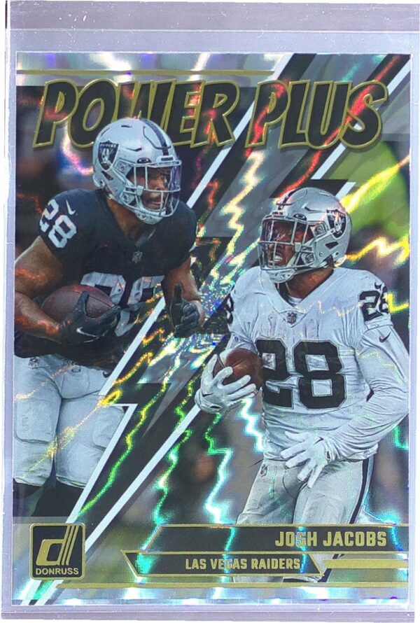 2023 Donruss Josh Jacobs #PP-3 Raiders Power Plus
