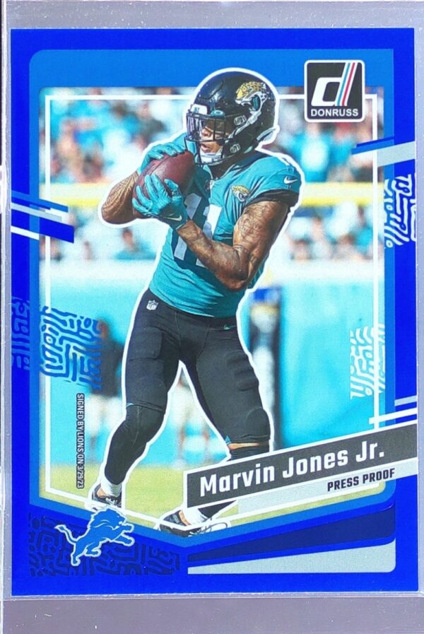 2023 Donruss Marvin Jones Jr. Press Proof Blue #102 Lions
