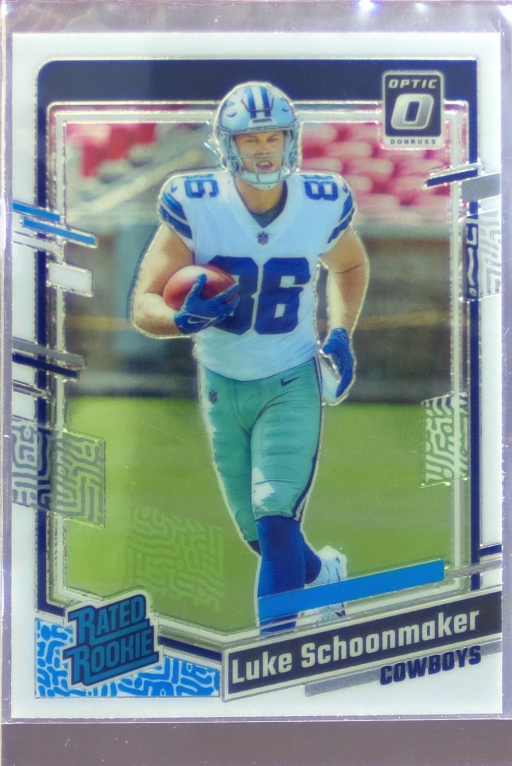 2023 Donruss Optic Luke Schoonmaker RC #227 Cowboys