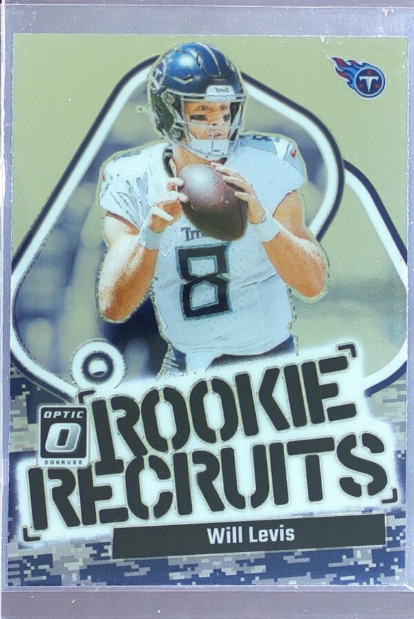2023 Donruss Optic Will Levis RC #19 Titans Rookie Recruits