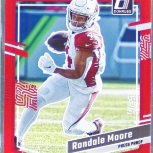 2023 Donruss Rondale Moore Press Proof Red #7 Cardinals