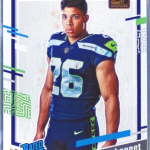 2023 Donruss Zach Charbonnet RC #16 Seahawks Rated Rookie Portrait