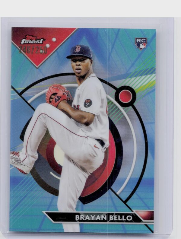 2023 Finest Brayan Bello Blue/Aqua Vapor Refractor /250 #11 Sox