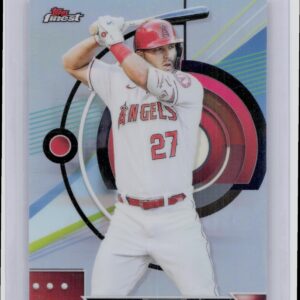 2023 Finest Mike Trout Refractor #90 Angels