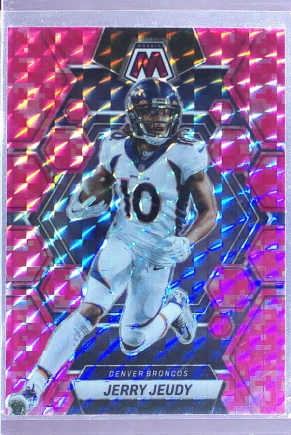 2023 Mosaic Jerry Jeudy Camo Pink Mosaic #66 Broncos