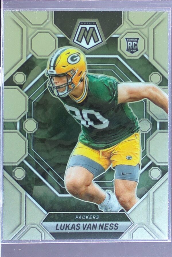 2023 Mosaic Lukas Van Ness RC #342 Packers