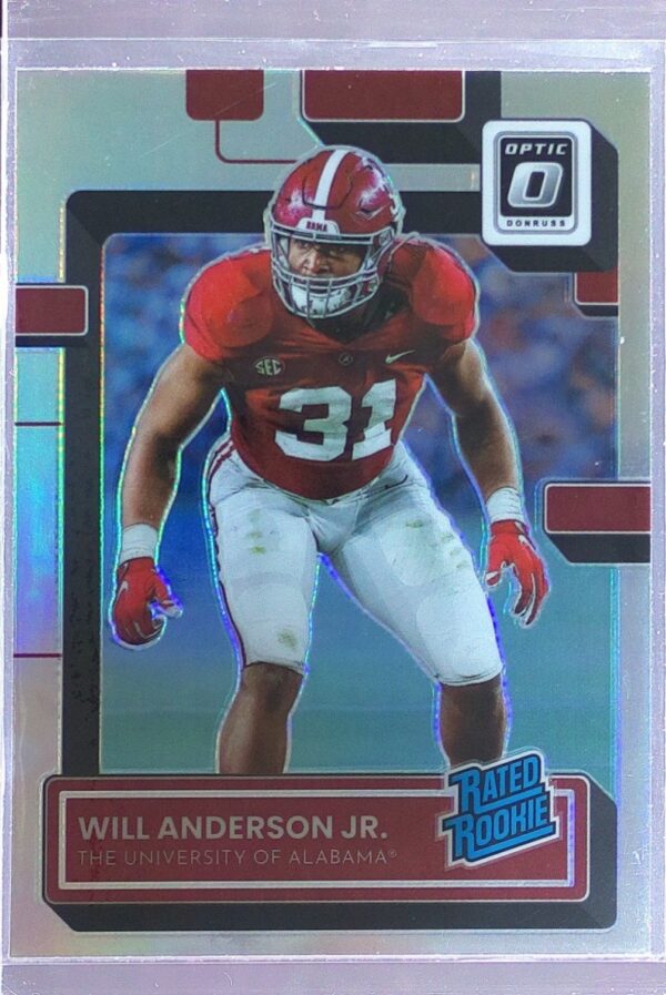 2023 Panini Chronicles Draft Picks Will Anderson Jr. RC #3 Tide Donruss Optic