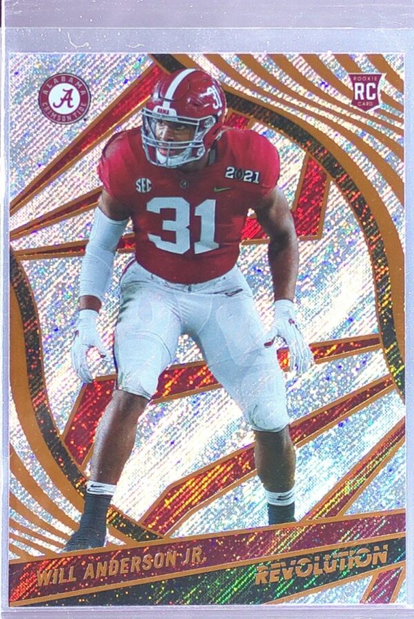 2023 Panini Chronicles Draft Picks Will Anderson Jr. RC #50 Tide Revolution